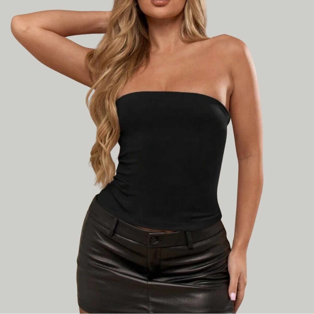 LIKE NEW Missguided Bandeau Crop Top
